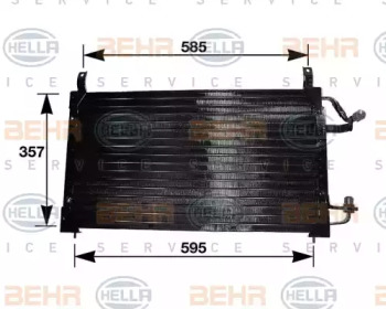 Конденсатор BEHR HELLA SERVICE 8FC 351 037-141