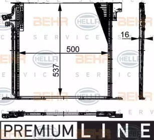 Конденсатор BEHR HELLA SERVICE 8FC 351 037-341