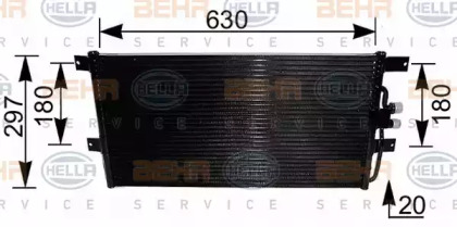 Конденсатор BEHR HELLA SERVICE 8FC 351 037-431