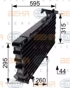 Конденсатор BEHR HELLA SERVICE 8FC 351 037-441