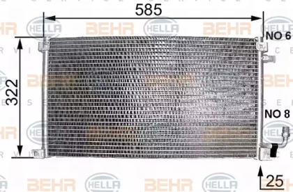 Конденсатор BEHR HELLA SERVICE 8FC 351 038-221