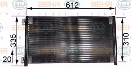 Конденсатор BEHR HELLA SERVICE 8FC 351 038-311