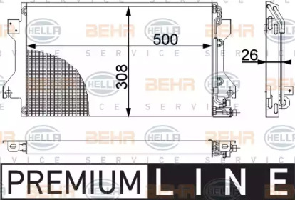 Конденсатор BEHR HELLA SERVICE 8FC 351 038-381