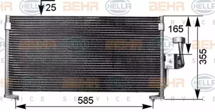 Конденсатор BEHR HELLA SERVICE 8FC 351 038-471