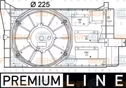 Вентилятор BEHR HELLA SERVICE 8EW 351 039-631