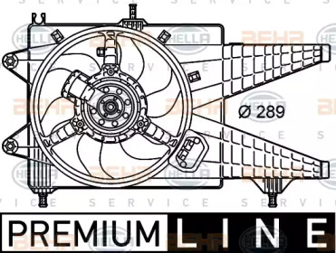 Вентилятор BEHR HELLA SERVICE 8EW 351 039-651
