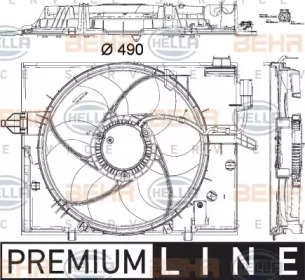 Вентилятор BEHR HELLA SERVICE 8EW 351 040-431