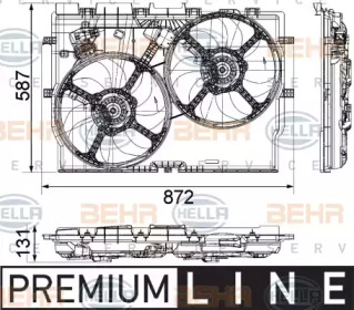 Вентилятор BEHR HELLA SERVICE 8EW 351 041-451