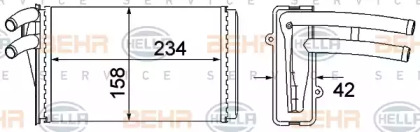 Теплообменник BEHR HELLA SERVICE 8FH 351 045-101