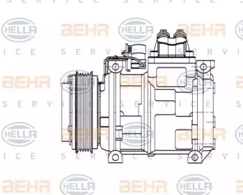 Компрессор BEHR HELLA SERVICE 8FK 351 110-131