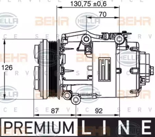 Компрессор BEHR HELLA SERVICE 8FK 351 113-441