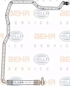 Трубопровод низкого давления, кондиционер BEHR HELLA SERVICE 9GS 351 191-391