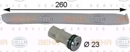 Осушитель, кондиционер BEHR HELLA SERVICE 8FT 351 193-231