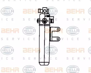 Осушитель, кондиционер BEHR HELLA SERVICE 8FT 351 198-241