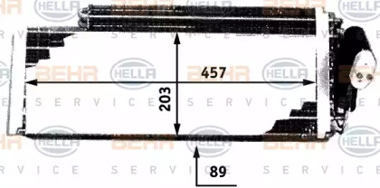 Испаритель BEHR HELLA SERVICE 8FV 351 210-151