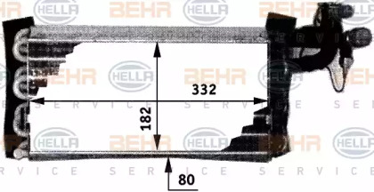 Испаритель, кондиционер BEHR HELLA SERVICE 8FV 351 211-231