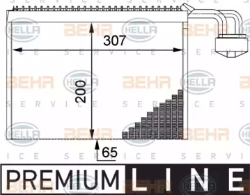 Испаритель BEHR HELLA SERVICE 8FV 351 211-711