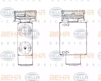 Клапан BEHR HELLA SERVICE 8UW 351 234-031