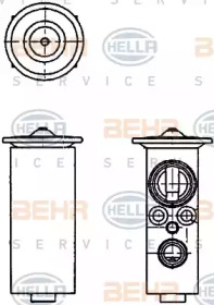 Клапан BEHR HELLA SERVICE 8UW 351 234-141