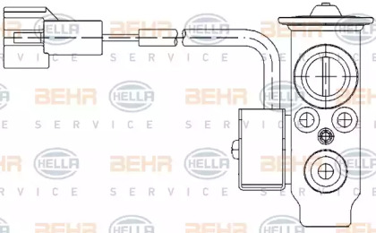 Клапан BEHR HELLA SERVICE 8UW 351 234-191