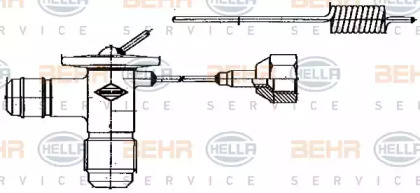 Расширительный клапан, кондиционер BEHR HELLA SERVICE 8UW 351 235-001