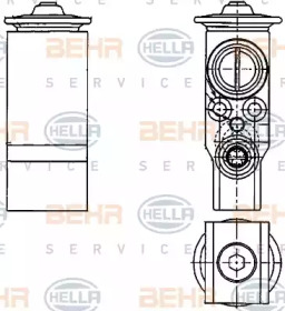 Клапан BEHR HELLA SERVICE 8UW 351 239-651