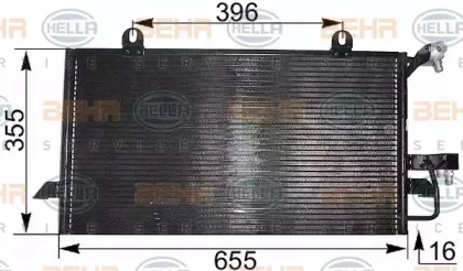 Конденсатор BEHR HELLA SERVICE 8FC 351 300-021