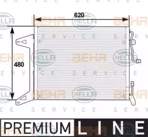 Конденсатор BEHR HELLA SERVICE 8FC 351 300-051