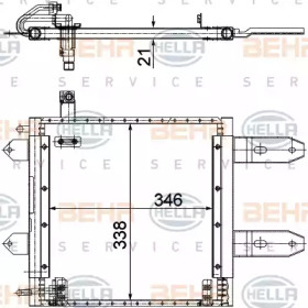 Конденсатор BEHR HELLA SERVICE 8FC 351 300-171