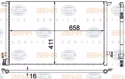 Конденсатор BEHR HELLA SERVICE 8FC 351 300-314