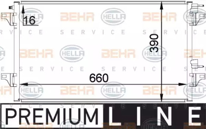 Конденсатор BEHR HELLA SERVICE 8FC 351 300-341