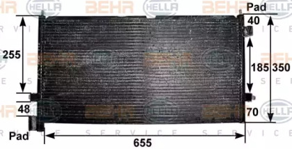 Конденсатор BEHR HELLA SERVICE 8FC 351 300-581