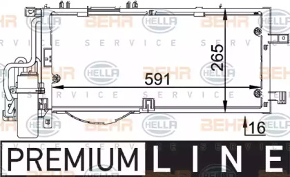 Конденсатор BEHR HELLA SERVICE 8FC 351 300-611