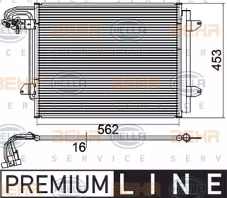 Конденсатор BEHR HELLA SERVICE 8FC 351 301-051