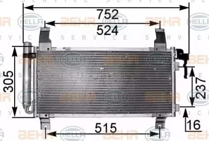 Конденсатор BEHR HELLA SERVICE 8FC 351 301-181