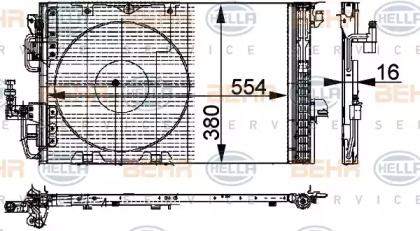 Конденсатор BEHR HELLA SERVICE 8FC 351 301-221