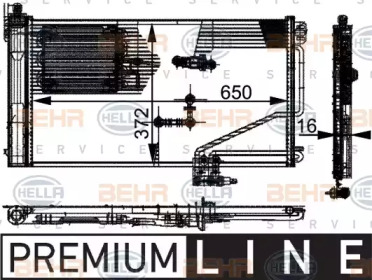 Конденсатор BEHR HELLA SERVICE 8FC 351 301-341