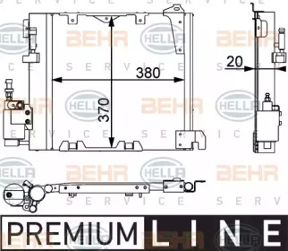 Конденсатор BEHR HELLA SERVICE 8FC 351 301-371