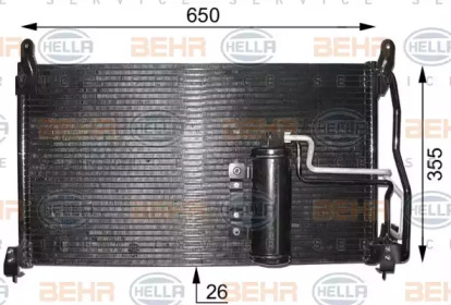 Конденсатор BEHR HELLA SERVICE 8FC 351 301-551