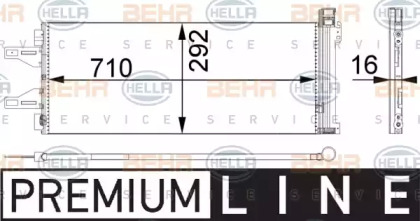 Конденсатор BEHR HELLA SERVICE 8FC 351 301-661