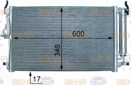 Конденсатор BEHR HELLA SERVICE 8FC 351 302-681