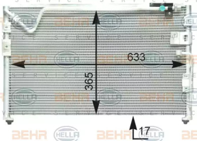 Конденсатор BEHR HELLA SERVICE 8FC 351 303-041