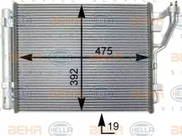 Конденсатор BEHR HELLA SERVICE 8FC 351 303-221