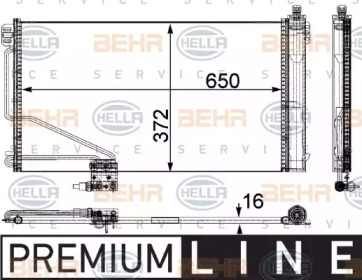 Конденсатор BEHR HELLA SERVICE 8FC 351 303-391