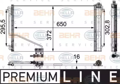 Конденсатор BEHR HELLA SERVICE 8FC 351 303-401