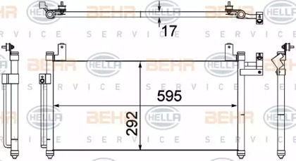 Конденсатор BEHR HELLA SERVICE 8FC 351 304-361