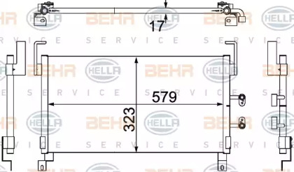 Конденсатор BEHR HELLA SERVICE 8FC 351 304-371