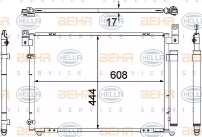 Конденсатор BEHR HELLA SERVICE 8FC 351 304-421