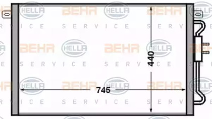 Конденсатор BEHR HELLA SERVICE 8FC 351 305-191