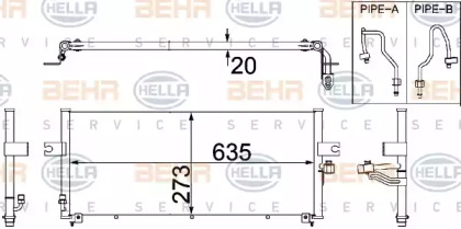 Конденсатор BEHR HELLA SERVICE 8FC 351 306-341